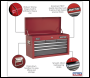Sealey AP2201BB American PRO® Topchest 6 Drawer - Red/Grey - REFURBISHED - GRADE B