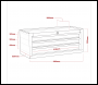 Sealey AP22309BB American PRO® Mid-Box Tool Chest 3 Drawer - Red/Grey