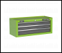 Sealey AP22309BBHV Mid-Box Tool Chest 3 Drawer with Ball-Bearing Slides - Green/Grey