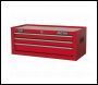 Sealey AP223 Mid-Box Tool Chest 3 Drawer with Ball-Bearing Slides - Red