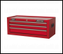 Sealey AP223 American PRO® Mid-Box Tool Chest 3 Drawer - Red - REFURBISHED - GRADE C