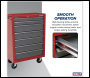 Sealey AP22507BB American PRO® Rollcab 7 Drawer - Red/Grey