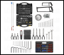 Sealey AP2250BBCOMBO American PRO® Topchest & Rollcab Combination 14 Drawer with 281pc Tool Kit - Red/Grey