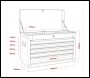 Sealey AP225 Topchest 5 Drawer with Ball-Bearing Slides - Red