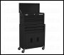 Sealey AP22BK Topchest & Rollcab Combination 6 Drawer with Ball-Bearing Slides - Black