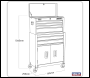 Sealey AP22O American PRO® Topchest & Rollcab Combination 6 Drawer - Orange