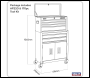 Sealey AP22OCOMBO American PRO® Topchest & Rollcab Combination 6 Drawer with 170pc Tool Kit - Orange/Black