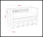 Sealey AP22SRBE Superline PRO® Power Tool Storage Rack with Drawer & Power Bar