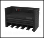 Sealey AP22SRBE Superline PRO® Power Tool Storage Rack with Drawer & Power Strip