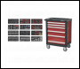 Sealey AP2406TBTC01 Rollcab 6 Drawer with Ball-Bearing Slides & 298pc Tool Kit