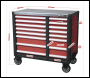 Sealey AP24216 Mobile Workstation 16 Drawer with Ball-Bearing Slides