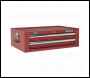 Sealey AP26029T Mid-Box 2 Drawer Tool Chest with Ball-Bearing Slides - Red