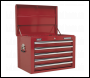 Sealey AP26059T Topchest 5 Drawer with Ball-Bearing Slides - Red