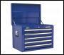 Sealey SPTCCOMBO1 Tool Chest Combination 14 Drawer with Ball-Bearing Slides - Blue & 1179pc Tool Kit