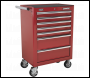 Sealey AP26479T Rollcab 7 Drawer with Ball-Bearing Slides - Red
