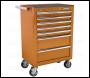 Sealey AP26479TO Rollcab 7 Drawer with Ball-Bearing Slides - Orange