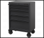 Sealey AP2705BE Superline PRO® Black Edition Rollcab with 5 Soft Close Drawers 680mm