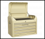 Sealey AP28COMBO2 Retro Style Topchest, Mid-Box Tool Chest & Rollcab Combination 10 Drawer Cream