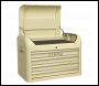 Sealey AP28COMBO2 Premier™ Retro Style Topchest, Mid-Box Tool Chest & Rollcab Combination 10 Drawer - Cream