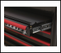 Sealey AP41206BR Rollcab 6 Drawer Wide Retro Style - Black with Red Anodised Drawer Pulls