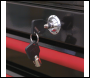 Sealey AP41104BR Premier™ Retro Style Wide Topchest 4 Drawer - Black with Red Anodised Drawer Pulls