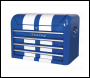 Sealey AP28104BWS Premier™ Retro Style Topchest 4 Drawer - Blue with White Stripes