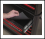 Sealey AP28COMBO2BR Premier™ Retro Style Topchest, Mid-Box Tool Chest & Rollcab Combination 10 Drawer - Black with Red Anodised Drawer Pulls
