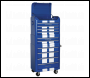 Sealey AP28COMBO2BWS Retro Style Topchest, Mid-Box Tool Chest & Rollcab Combination 10 Drawer Blue/White Stripes