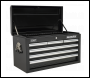 Sealey AP33069B Topchest 6 Drawer with Ball-Bearing Slides - Black