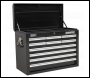 Sealey AP33109BCOMBO Superline PRO® Topchest 10 Drawer with 140pc Tool Kit - Black
