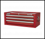 Sealey AP33339 Mid-Box Tool Chest 3 Drawer with Ball-Bearing Slides - Red