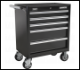 Sealey AP33459B Rollcab 5 Drawer with Ball-Bearing Slides - Black