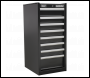 Sealey AP33589B Hang-On Chest 8 Drawer with Ball-Bearing Slides - Black