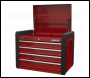 Sealey AP3401 Topchest 4 Drawer with Ball-Bearing Slides