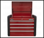 Sealey AP3401 Topchest 4 Drawer with Ball-Bearing Slides