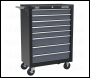 Sealey AP35STACK Tool Chest Combination 16 Drawer with Ball-Bearing Slides - Black/Grey