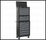 Sealey AP35STACK Tool Chest Combination 16 Drawer with Ball-Bearing Slides - Black/Grey