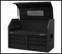 Sealey AP3607BE Superline PRO® Black Edition Topchest with 6 Soft Close Drawers & Power Bar 910mm