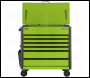 Sealey AP366HV Tool Trolley 6 Drawer - Green