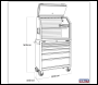 Sealey AP36HBESTACK Superline PRO® Hutch Toolbox & Rollcab Combo 915mm 6 Drawer