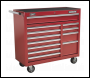 Sealey AP41120 Rollcab 12 Drawer with Ball-Bearing Slides Heavy-Duty - Red