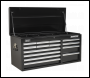 Sealey AP41149B Topchest 14 Drawer with Ball-Bearing Slides Heavy-Duty - Black