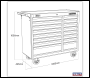 Sealey AP41169 Superline PRO® Heavy-Duty Rollcab 16 Drawer - Red