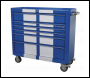 Sealey AP41206BWS Premier™ Retro Style Wide Rollcab 6 Drawer - Blue with White Stripes