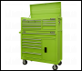 Sealey AP41STACKHV American PRO® Topchest & Rollcab Combination 15 Drawer - Green