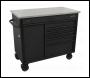 Sealey AP4206BE Superline PRO® Mobile Tool Cabinet with Power Tool Charging Drawer 1120mm