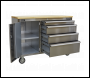 Sealey AP4804SS Premier™ Mobile Stainless Steel Tool Cabinet 4 Drawer