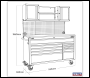 Sealey AP5210BE Superline PRO® Mobile Workstation 10 Drawer