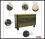 Sealey AP5210KBE Superline PRO® Mobile Trolley with Wooden Worktop & Power Bar 10 Drawer 1320mm