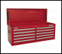 Sealey AP5210T Topchest 10 Drawer with Ball-Bearing Slides - Red